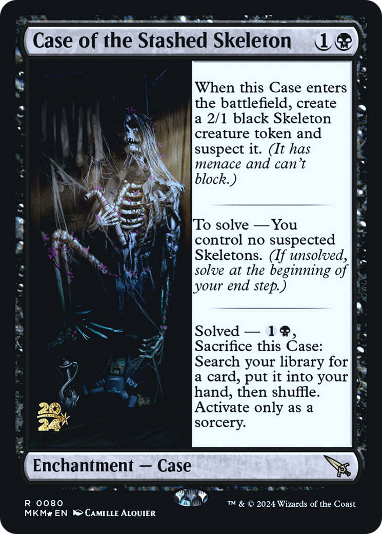 Case of the Stashed Skeleton (080) Foil - Murders at Karlov Manor Promos