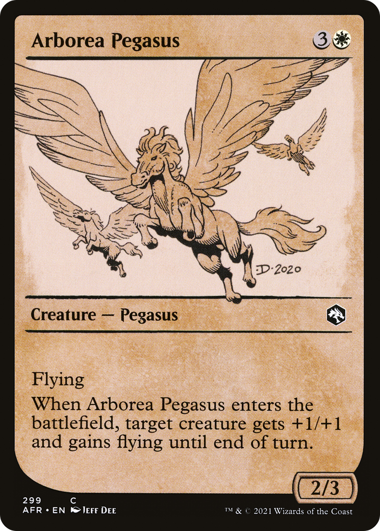 Arborea Pegasus (Showcase) (299) Foil - Adventures in the Forgotten Realms