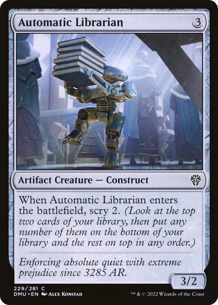 Automatic Librarian (229) Foil - Dominaria United
