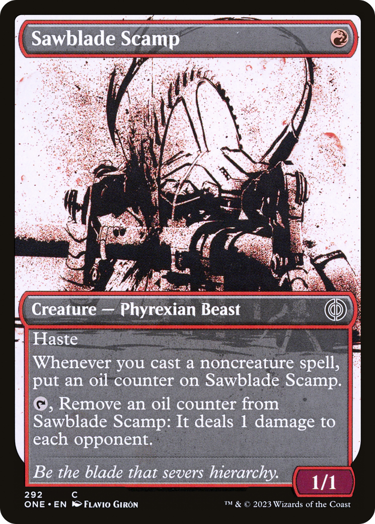 Sawblade Scamp (Showcase) (292) - Phyrexia: All Will Be One