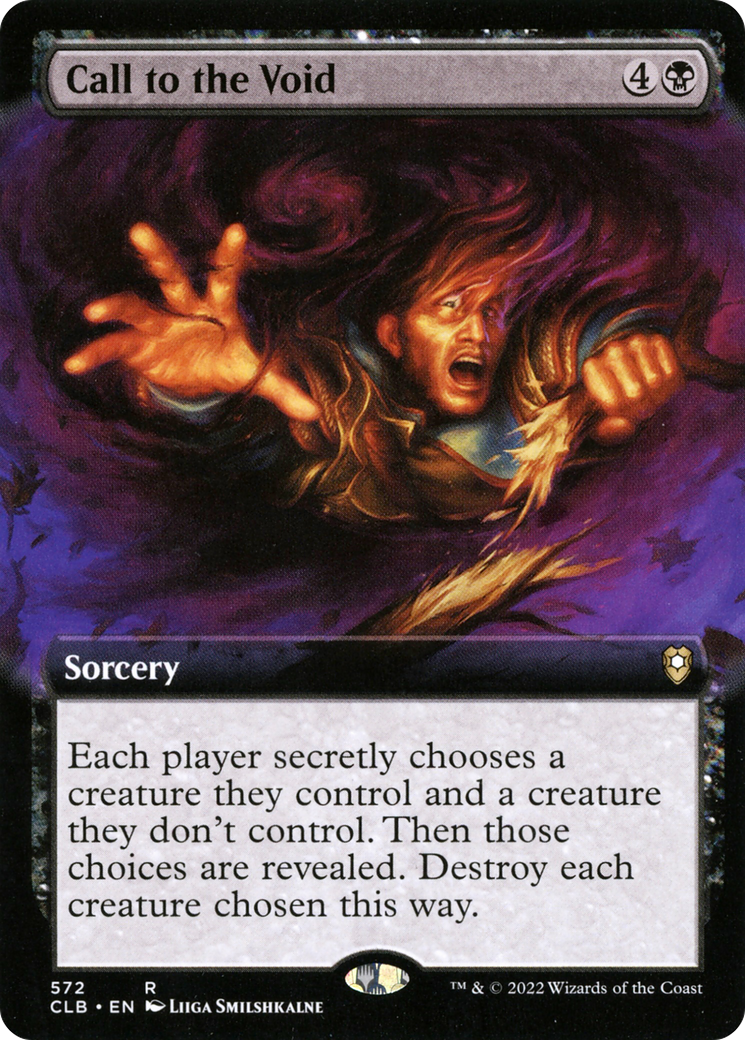 Call to the Void (Extended Art) (572) - Commander Legends: Battle for Baldur's Gate