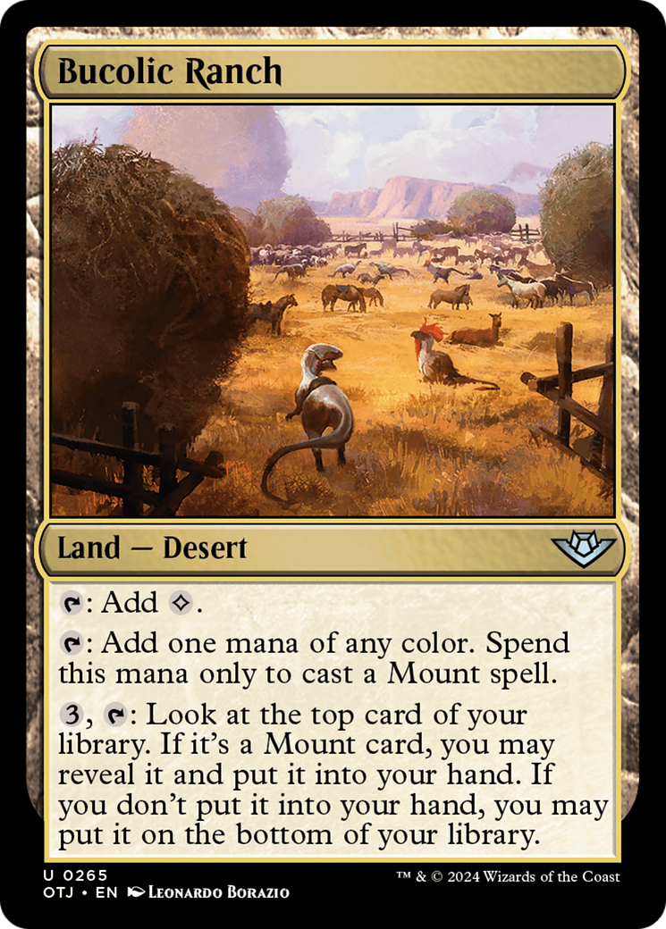 Bucolic Ranch (265) Foil - Outlaws of Thunder Junction