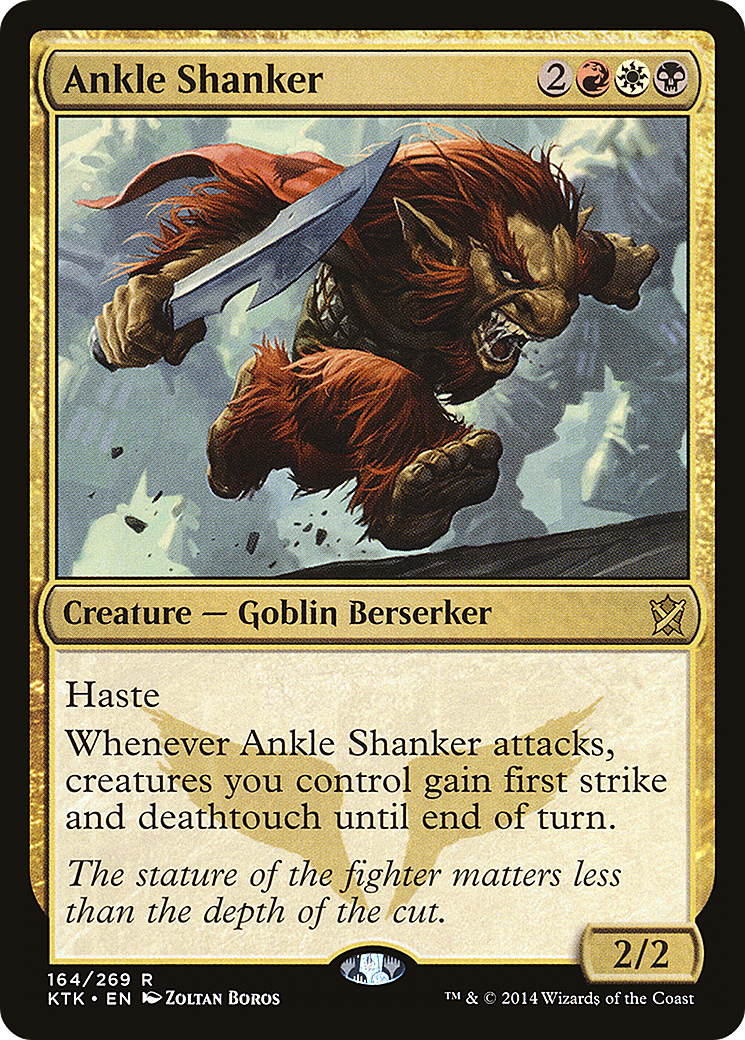 Ankle Shanker (164) Foil - Khans of Tarkir