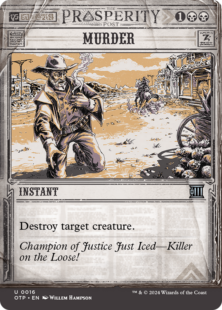 Murder (Showcase) (016) Foil - Breaking News
