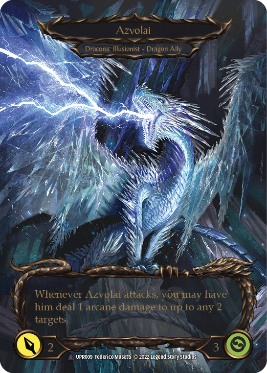 Invoke Azvolai // Azvolai (Marvel) (UPR009) Cold Foil - Uprising