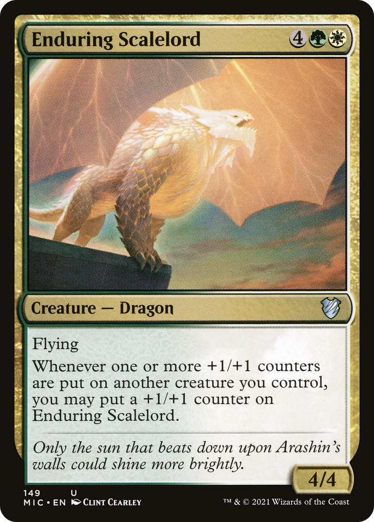 Enduring Scalelord (149) - Midnight Hunt Commander