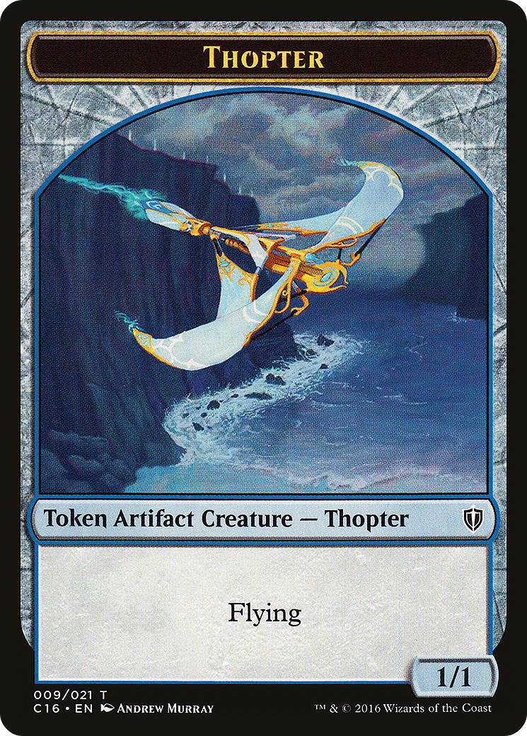 Thopter // Germ Double-Sided Token (9 // 10) - Commander 2016 Tokens