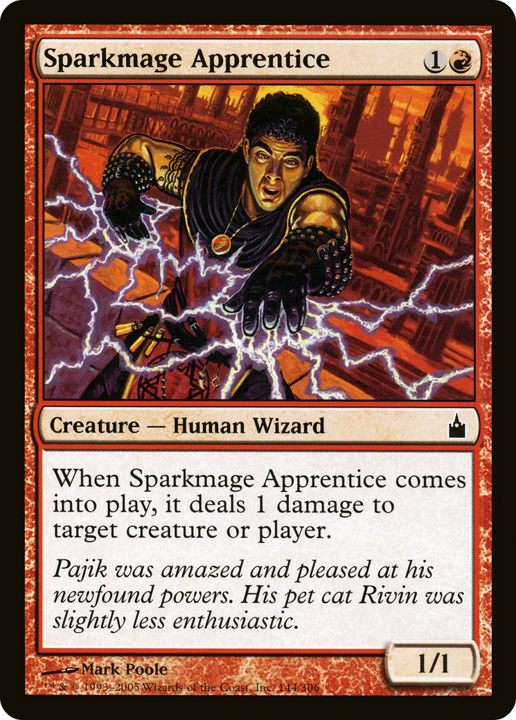 Sparkmage Apprentice (144) - Ravnica: City of Guilds