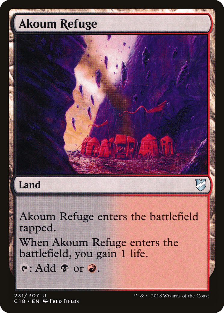 Akoum Refuge (231) - Commander 2018