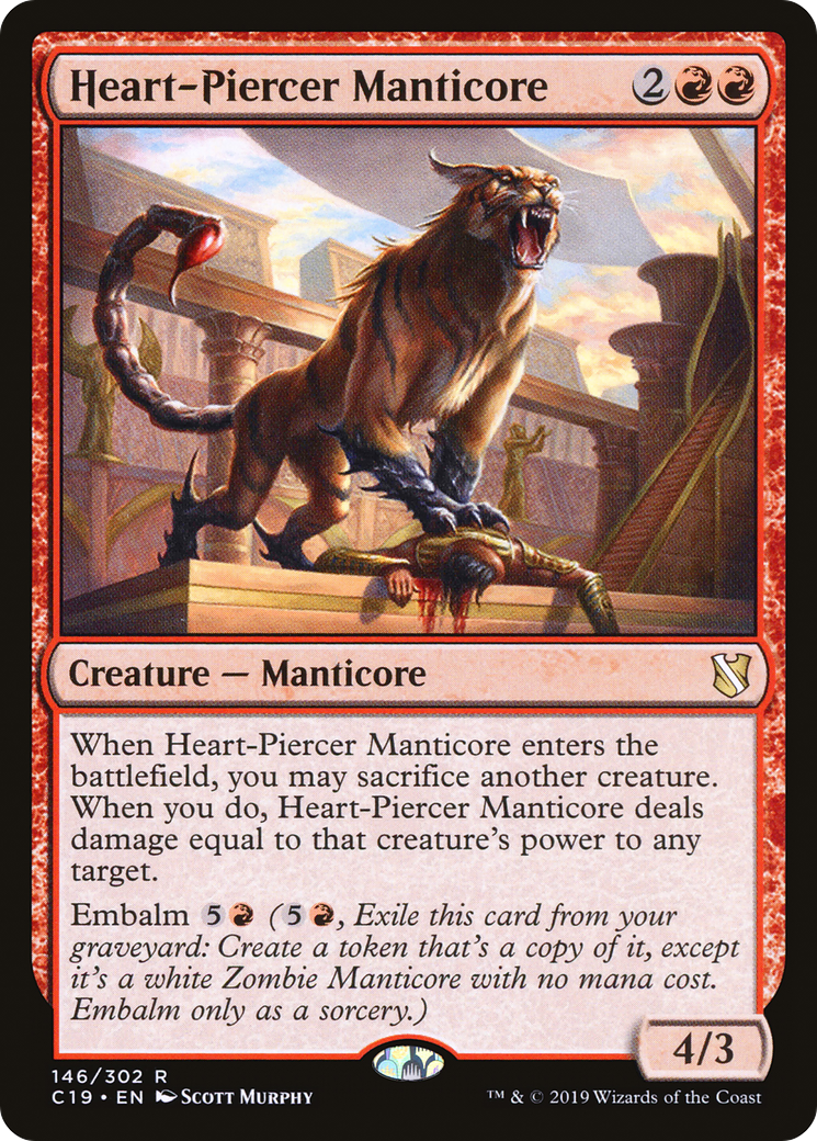 Heart-Piercer Manticore (146) - Commander 2019