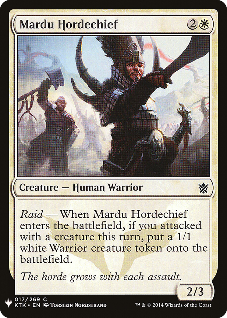 Mardu Hordechief (KTK-17) - The List