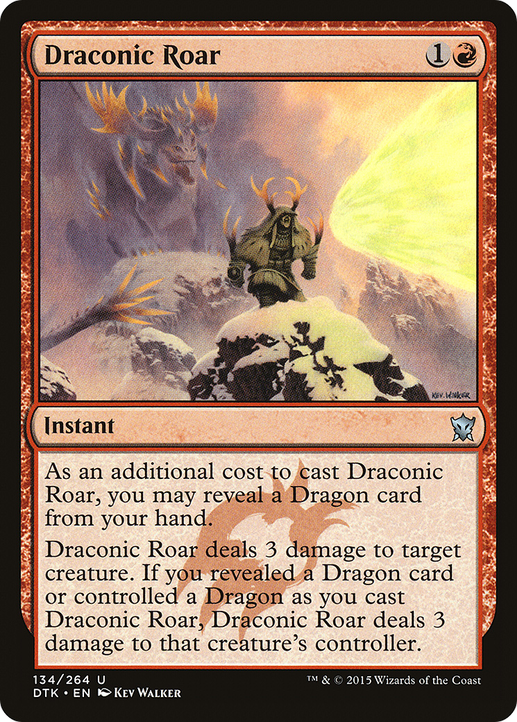Draconic Roar (134) - Dragons of Tarkir