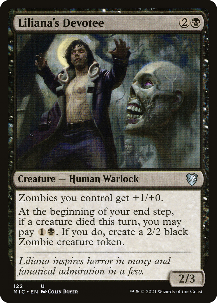 Liliana's Devotee (122) - Midnight Hunt Commander