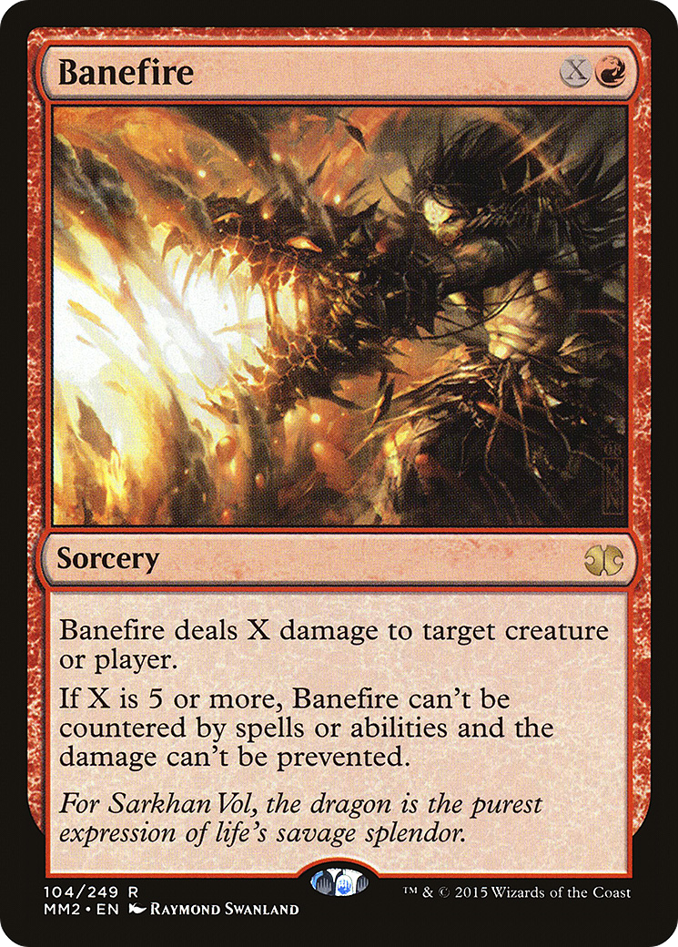 Banefire (104) Foil - Modern Masters 2015