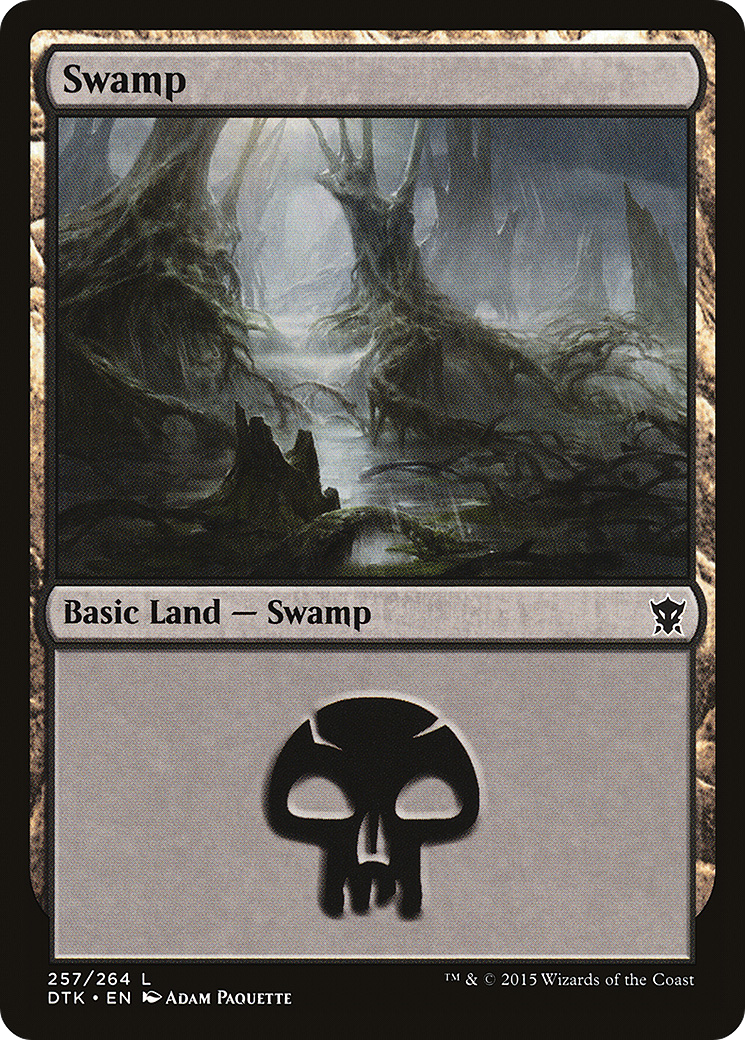 Swamp (257) - Dragons of Tarkir