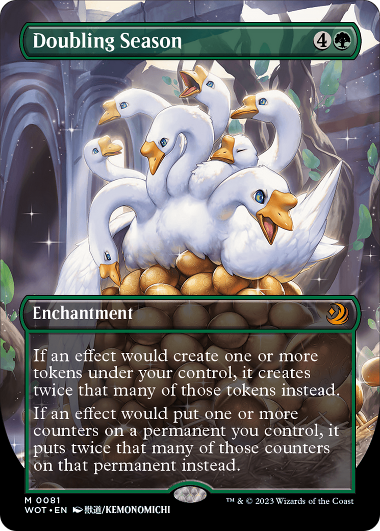 Doubling Season (Anime Borderless) (081) - Wilds of Eldraine: Enchanting Tales