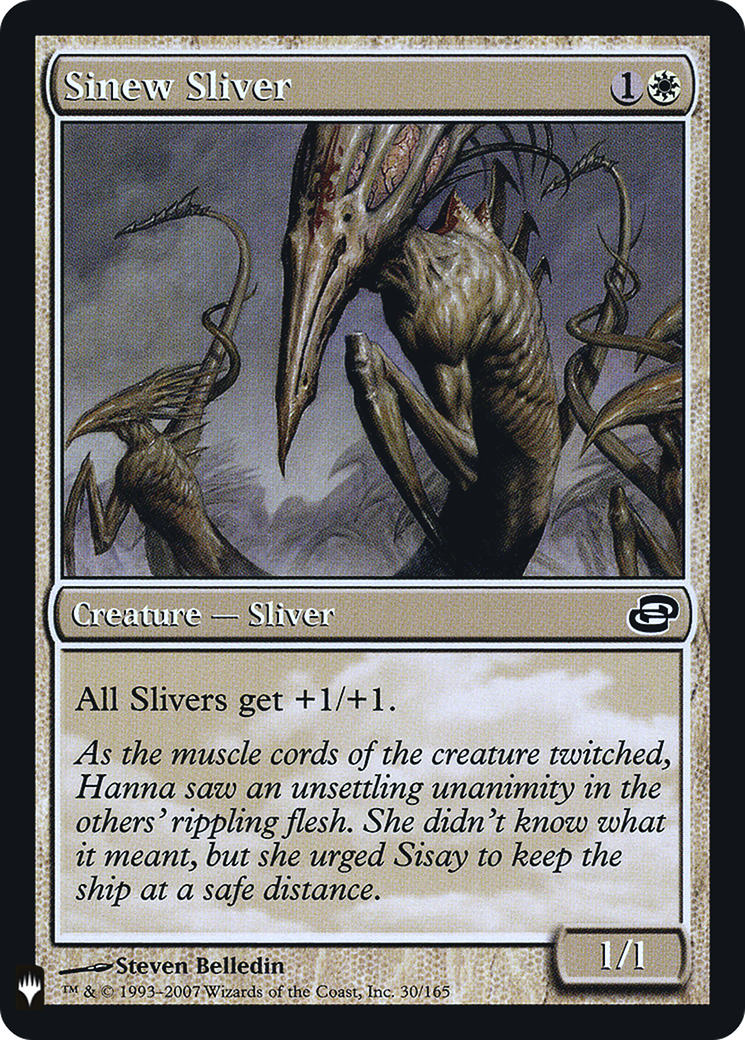 Sinew Sliver (PLC-30) Foil - The List