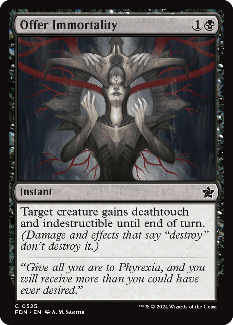 Offer Immortality (525) - Foundations