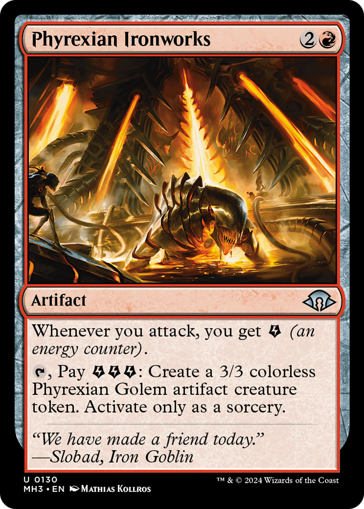 Phyrexian Ironworks (130) Foil - Modern Horizons 3