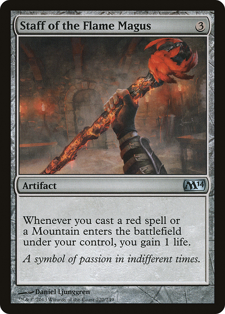 Staff of the Flame Magus (220) - Magic 2014