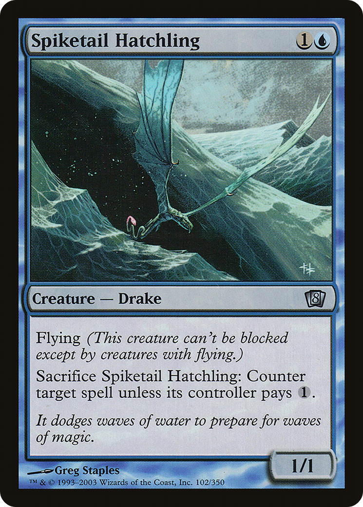 Spiketail Hatchling (102) Foil - Eighth Edition