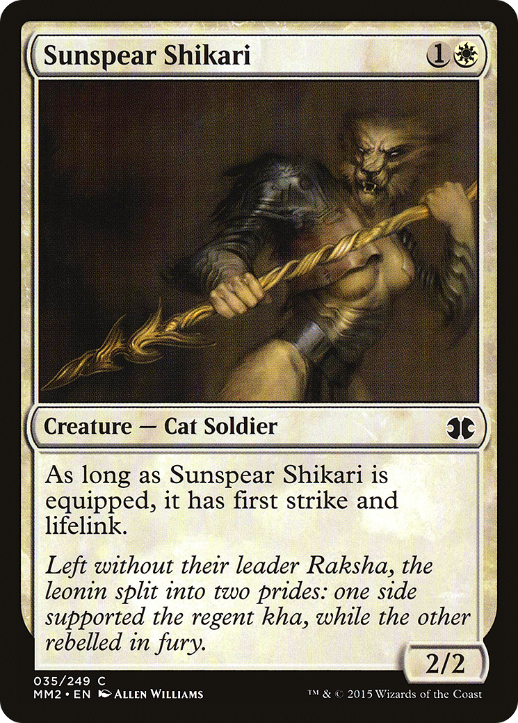 Sunspear Shikari (035) Foil - Modern Masters 2015