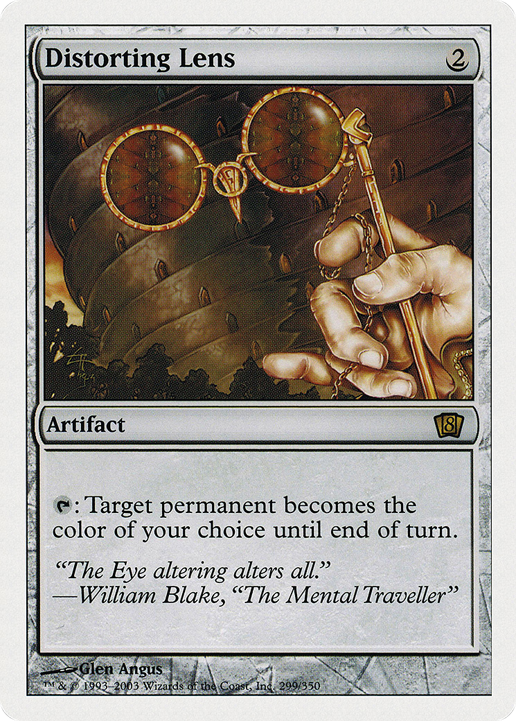 Distorting Lens (299) Foil - Eighth Edition