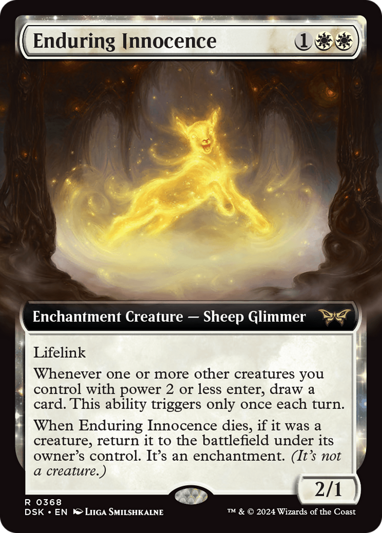 Enduring Innocence (Extended Art) (368) Foil - Duskmourn: House of Horror