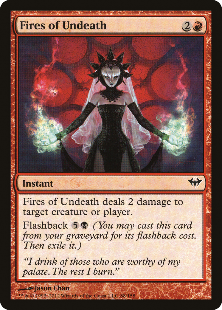 Fires of Undeath (088) Foil - Dark Ascension