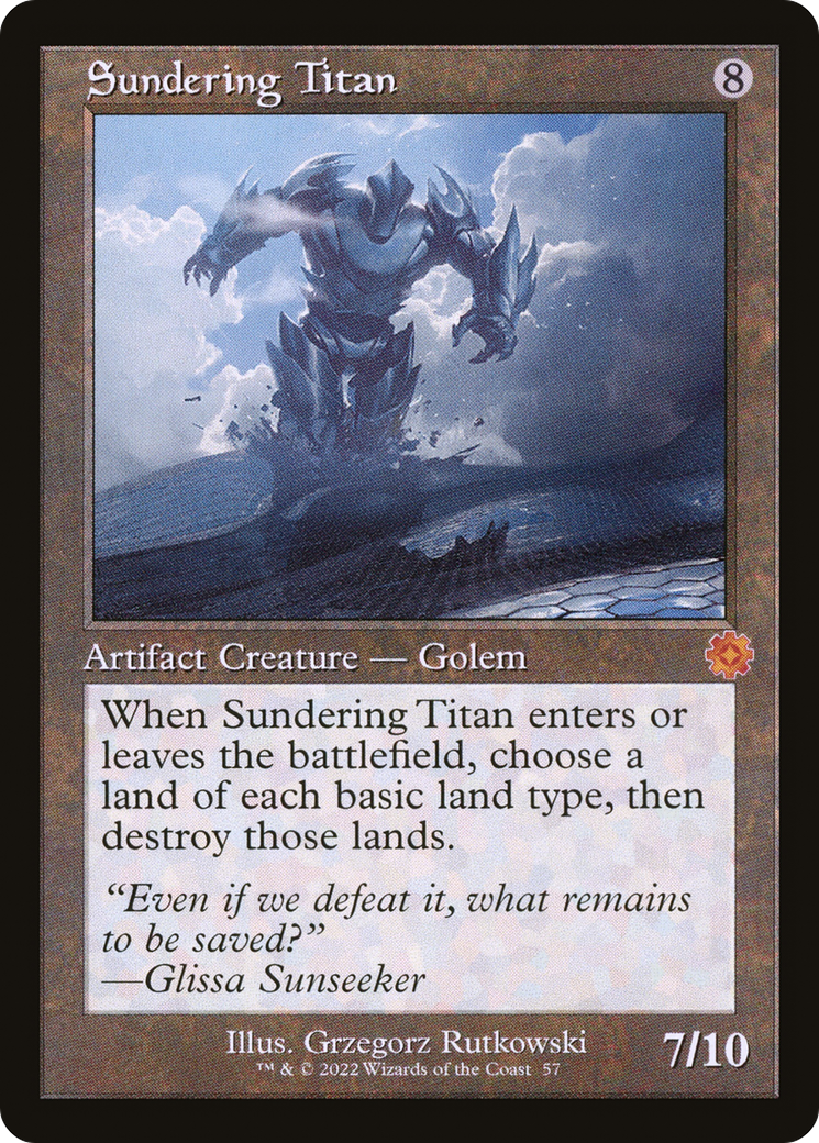 Sundering Titan (Retro) (057) - The Brothers' War Retro Artifacts