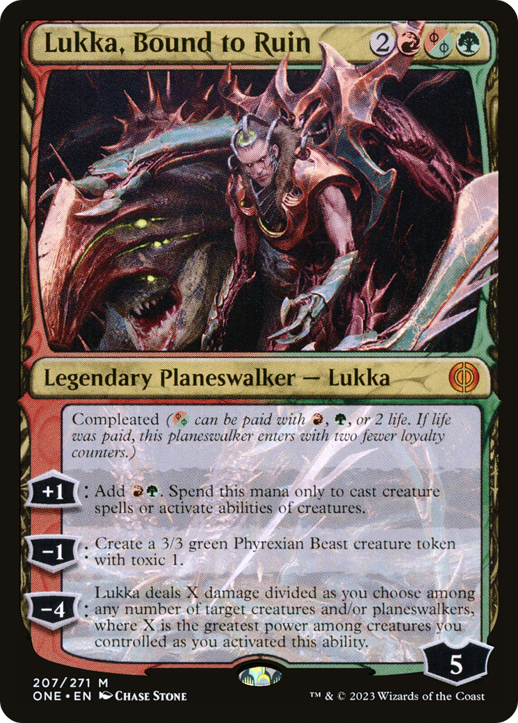 Lukka, Bound to Ruin (207) - Phyrexia: All Will Be One