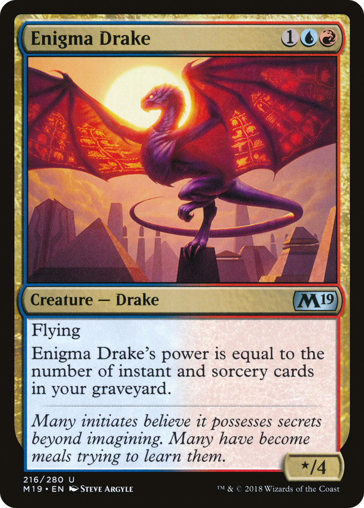 Enigma Drake (216) - Core Set 2019