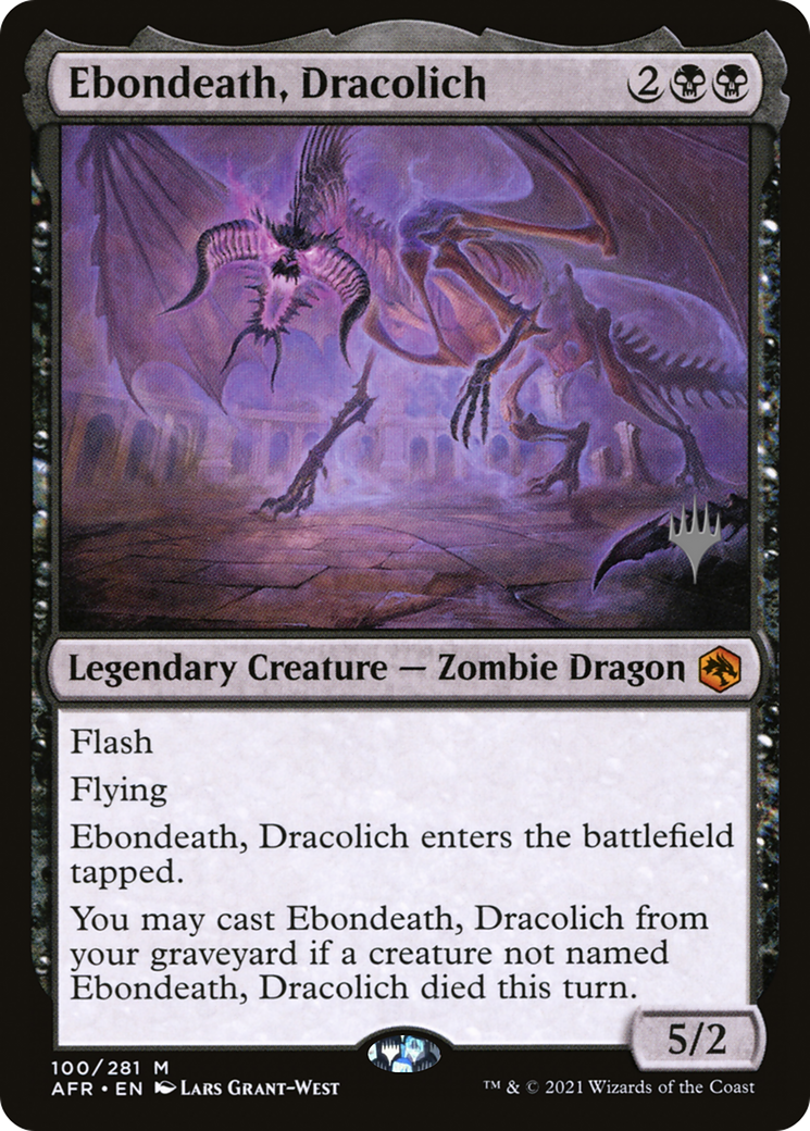 Ebondeath, Dracolich (100p) - Adventures in the Forgotten Realms Promos