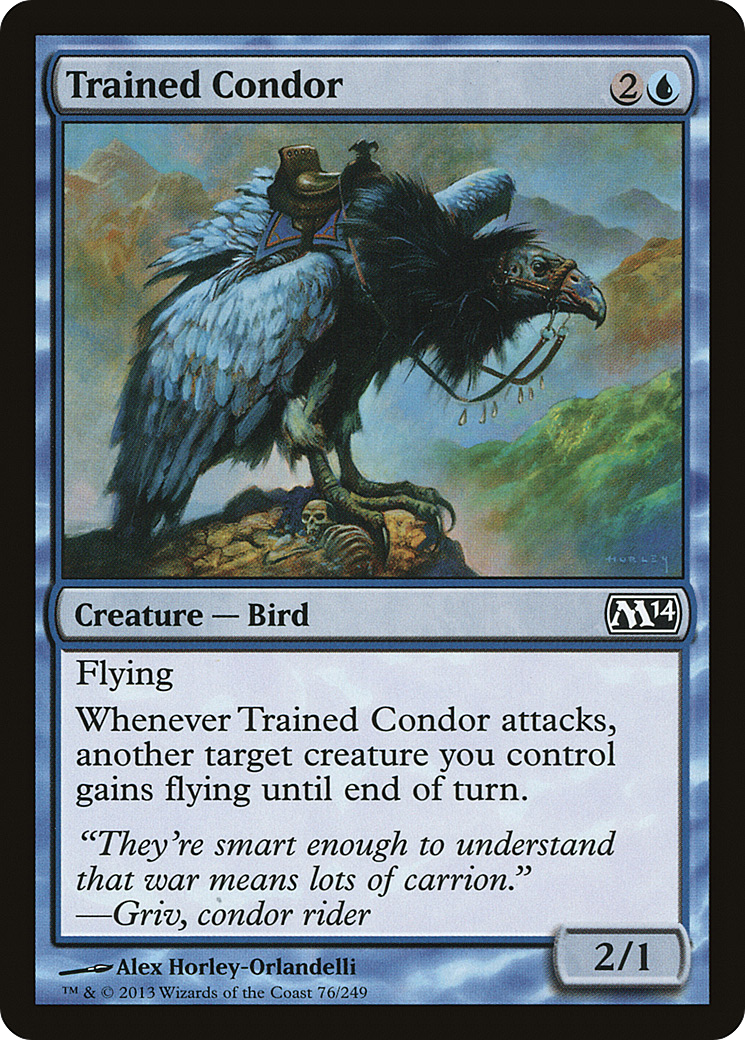 Trained Condor (076) Foil - Magic 2014