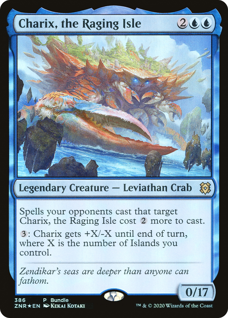 Charix, the Raging Isle (ZNR Bundle) (386) Foil - Zendikar Rising