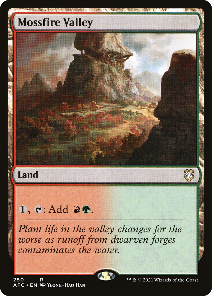 Mossfire Valley (250) - Forgotten Realms Commander