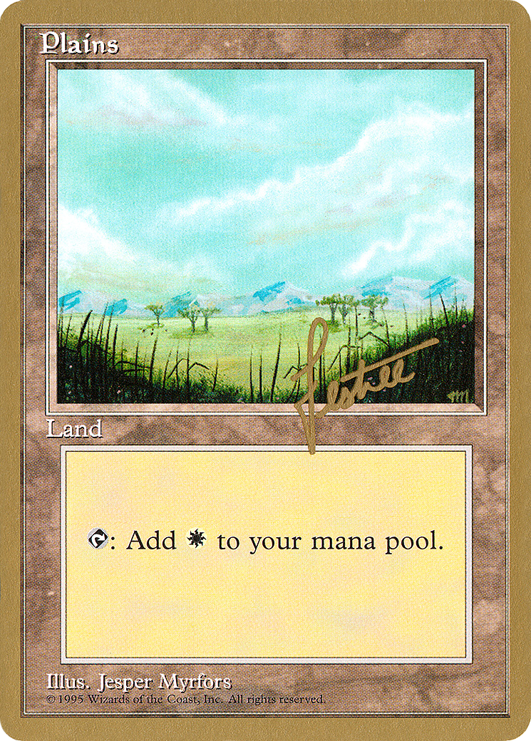 Plains (B) - 1996 Bertrand Lestree (4ED) - Pro Tour Collector Set