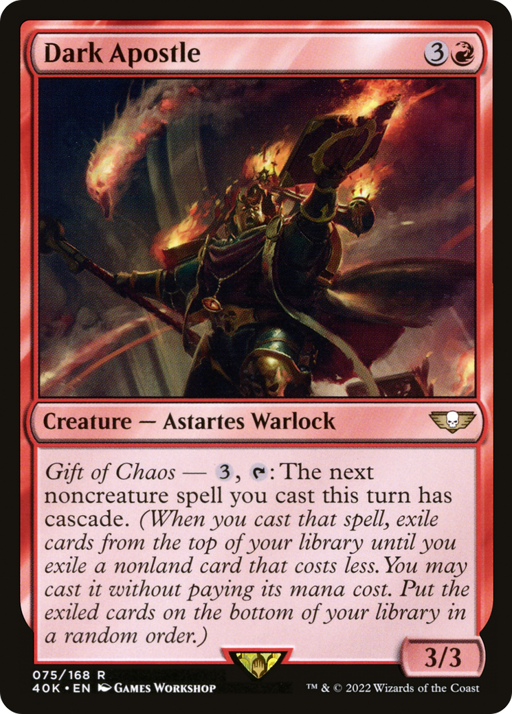 Dark Apostle (075) - Warhammer 40,000 Commander