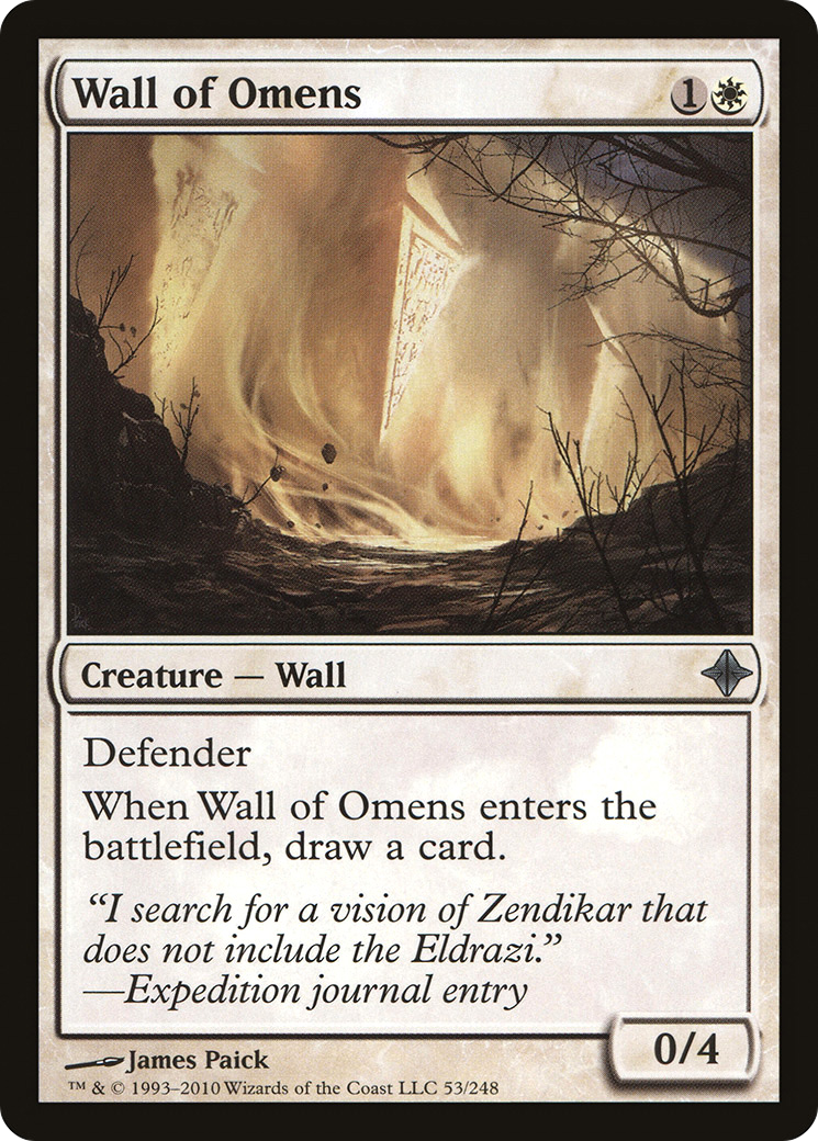 Wall of Omens (053) - Rise of the Eldrazi