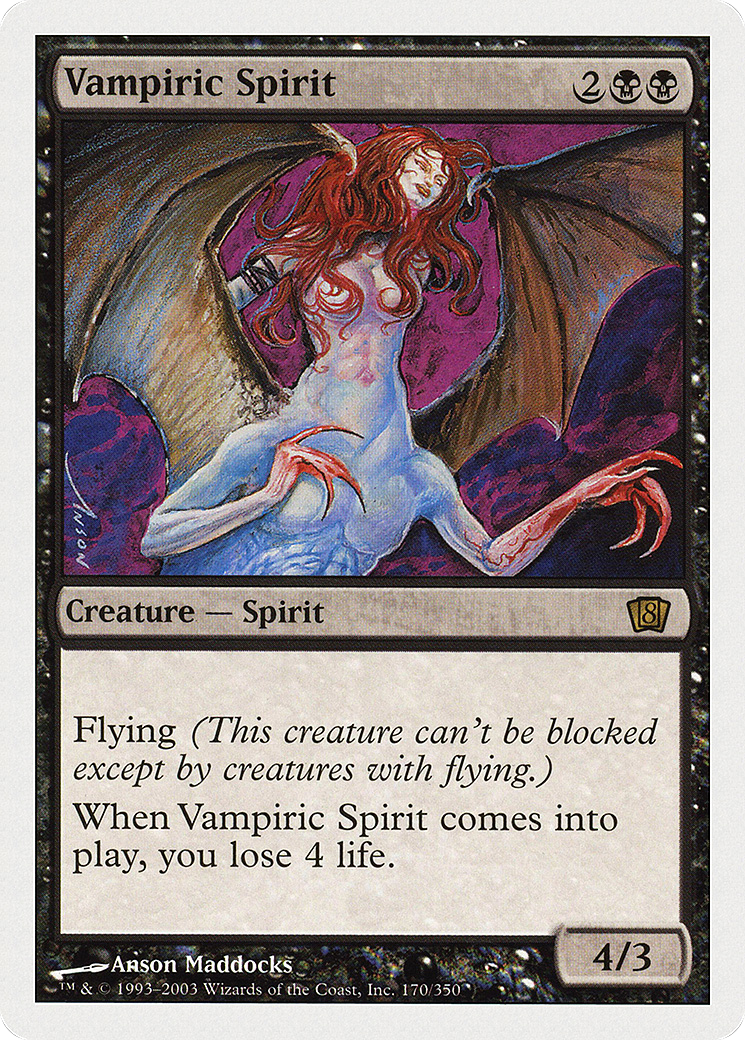 Vampiric Spirit (170) - Eighth Edition