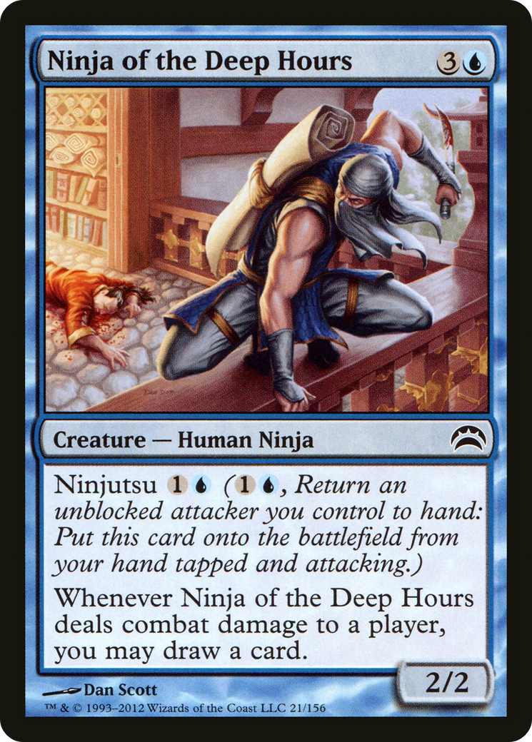 Ninja of the Deep Hours (021) - Planechase 2012