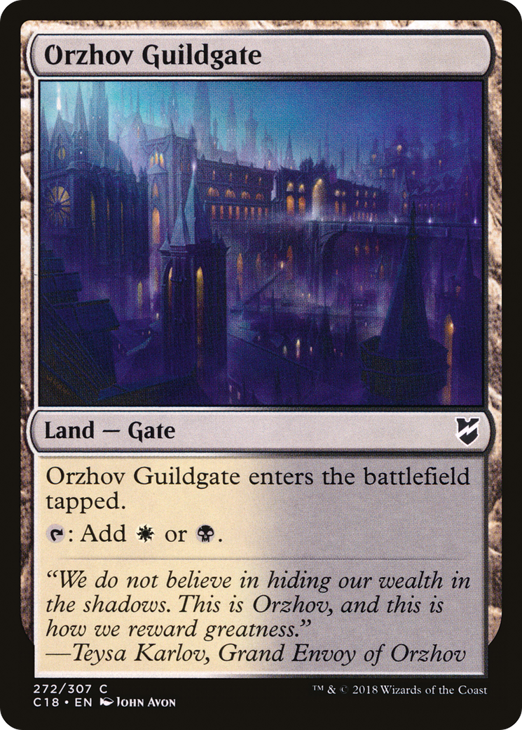 Orzhov Guildgate (272) - Commander 2018