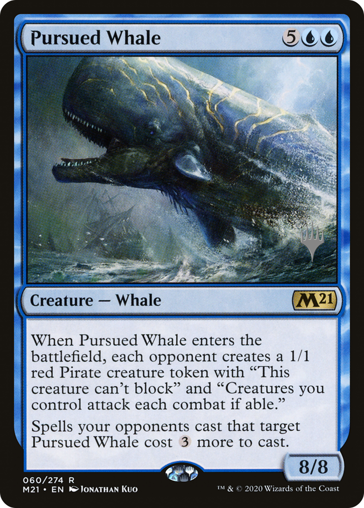 Pursued Whale (60p) - Core Set 2021 Promos
