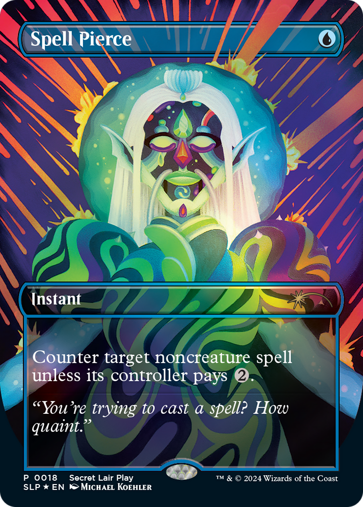 Spell Pierce (018) Foil - Secret Lair Showdown