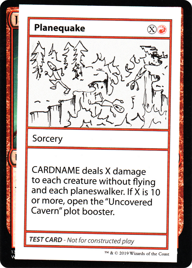 Planequake (059) - Mystery Booster Playtest Cards 2021
