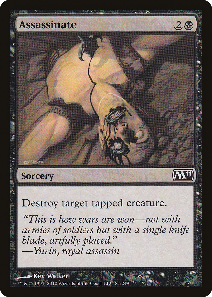 Assassinate (081) Foil - Magic 2011