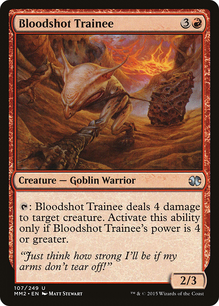 Bloodshot Trainee (107) - Modern Masters 2015