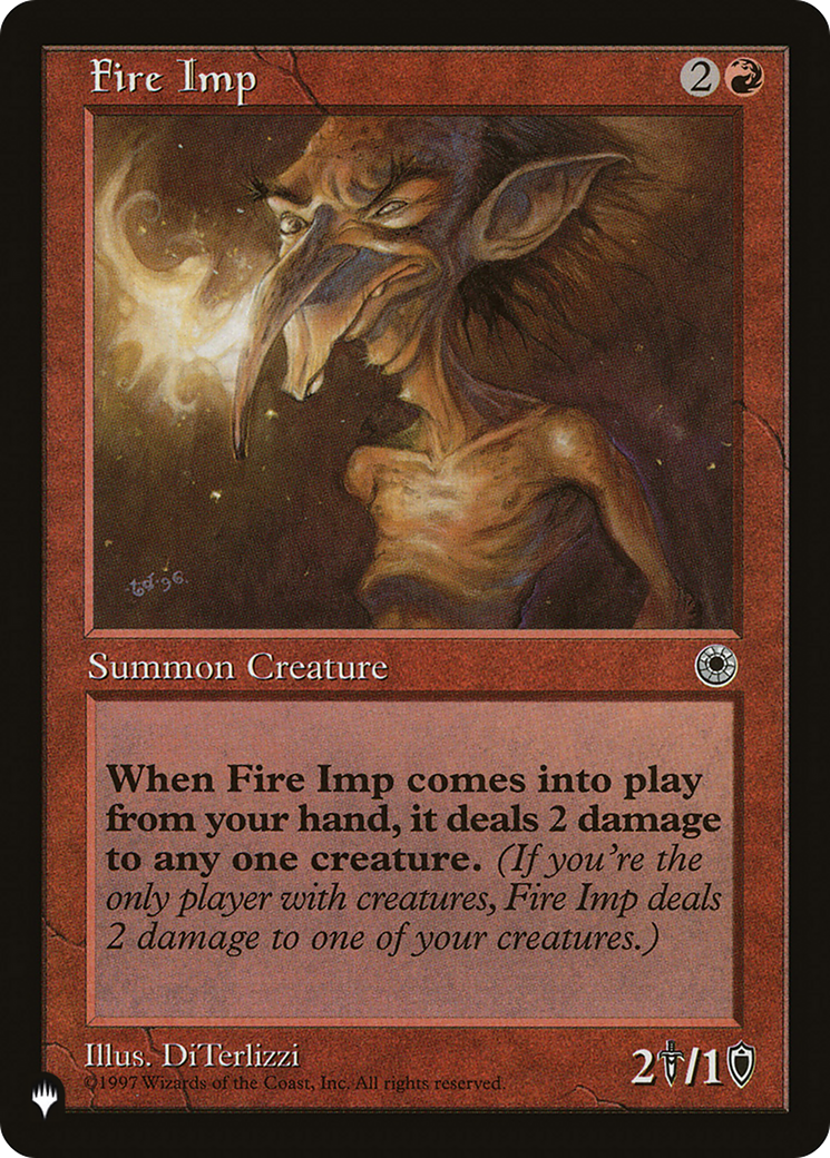 Fire Imp (Retro) (POR-126) - The List