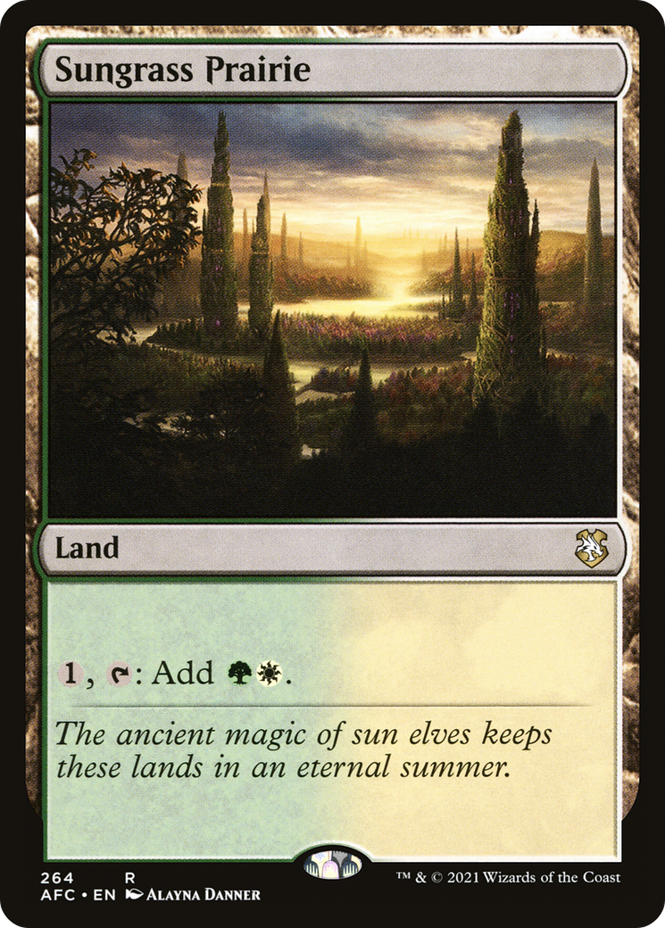 Sungrass Prairie (264) - Forgotten Realms Commander