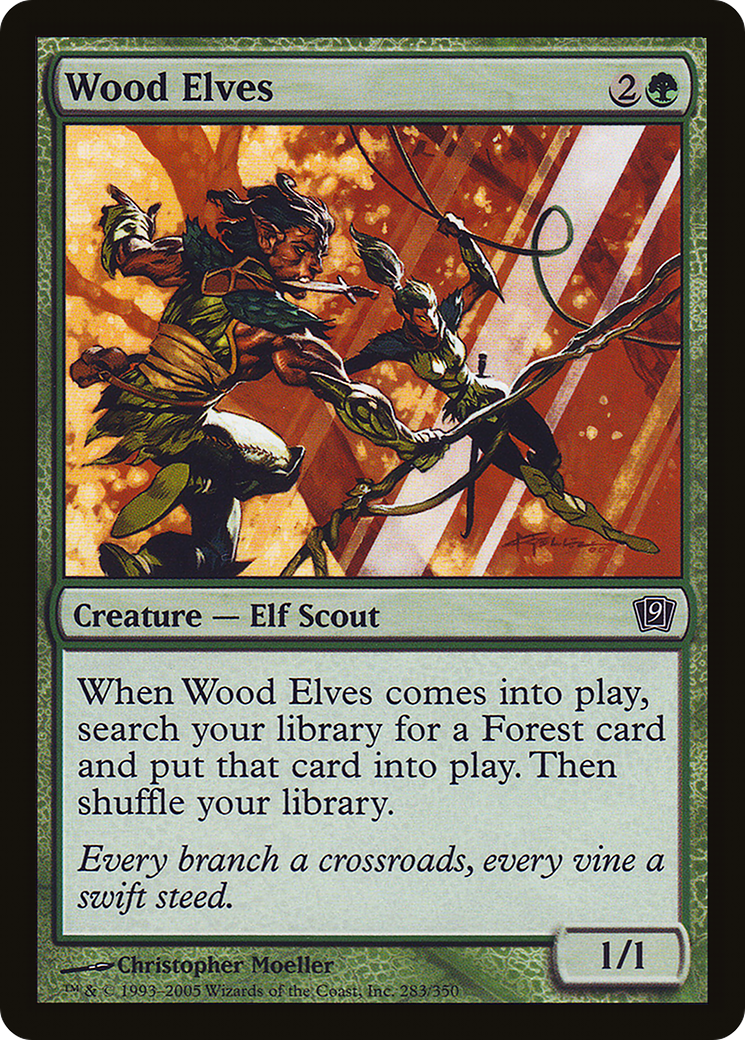Wood Elves (283) Foil - Ninth Edition